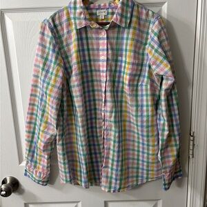J. Crew Multicolor Plaid Women’s Shirt
